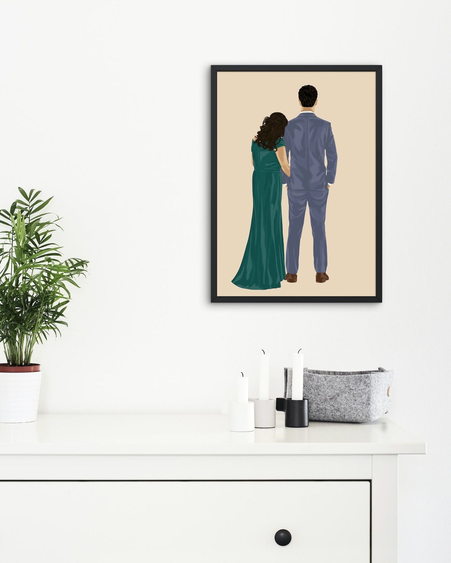 Mother of the Groom Gift Custom Drawing